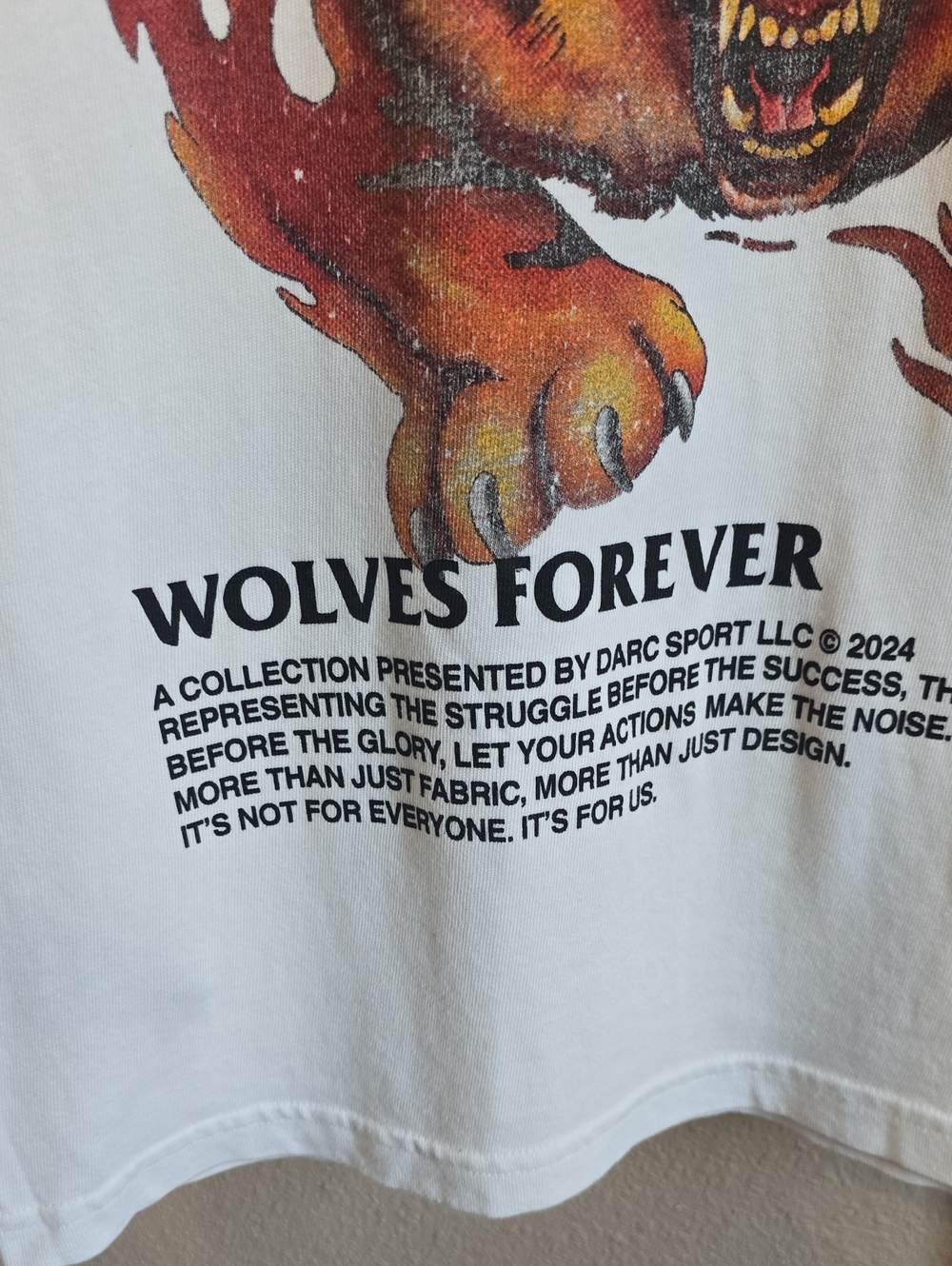 NWT Men's Darc Sport The Fire Within Premium Vintage Tee. Large - Picture 3 of 9
